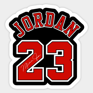 MJ - signed Sticker